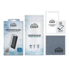 Eiger - iPhone 14 PRO Protection écran MOUNTAIN GLASS 3D EDGE packaging