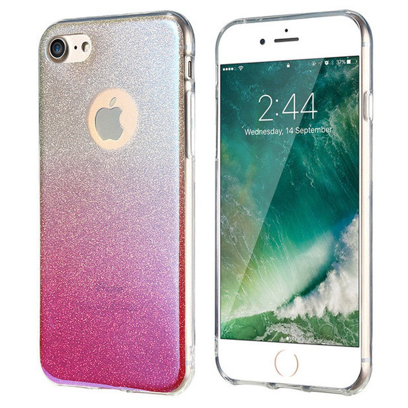 Coque silicone gel ultra pailletée Apple iPhone 7/8