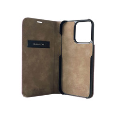 Mike Galeli -  iPhone 14 PRO Etui cuir MARC Rosa