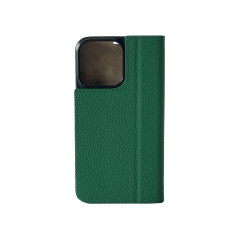 Mike Galeli -  iPhone 14 PRO Etui cuir MARC Ultra Green