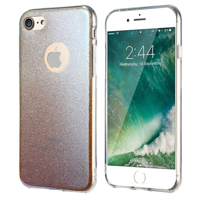 Coque silicone gel ultra pailletée Apple iPhone 7/8