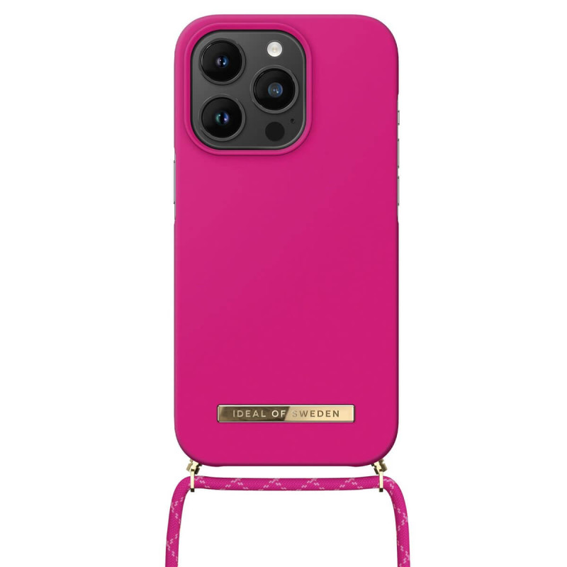 iDeal of Sweden - iPhone 14 PRO Coque Ordinary Necklace Hyper Pink