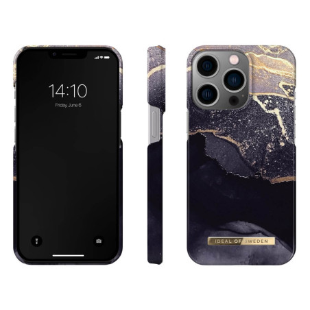 iDeal of Sweden - iPhone 14 PRO Coque MagSafe Golden Twilight Marble