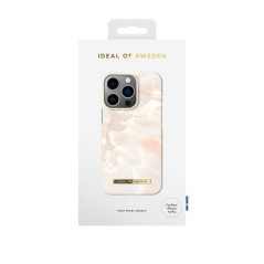 iDeal of Sweden - iPhone 14 PRO Coque Rose Pearl Marble pic2