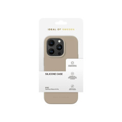 iDeal of Sweden - iPhone 14 PRO Coque Silicone Beige pic3
