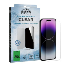 Eiger - iPhone 15/iPhone 15 PRO Protection écran MOUNTAIN GLASS CLEAR