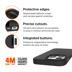 Eiger - iPhone 14 PRO MAX Coque rigide NORTH Case Noir pic2