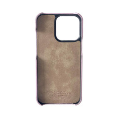 Mike Galeli -  iPhone 14 PRO MAX Coque cuir LENNY Pink