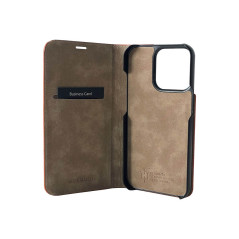 Mike Galeli -  iPhone 14 PRO MAX Etui cuir MARC Orange pic1