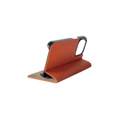 Mike Galeli -  iPhone 14 PRO MAX Etui cuir MARC Orange pic2