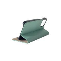Mike Galeli -  iPhone 14 PRO MAX Etui cuir MARC Aqua Mint pic3