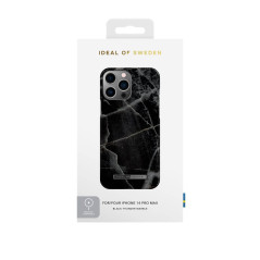 iDeal of Sweden - iPhone 14 PRO MAX Coque MagSafe Black Thunder Marble pic3