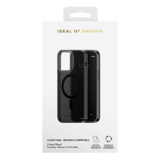 iDeal of Sweden - iPhone 14 PRO MAX Coque Clear Case MagSafe Tinted Black packaging