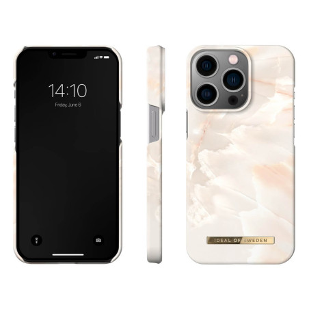 iDeal of Sweden - iPhone 14 PRO MAX Coque Rose Pearl Marble