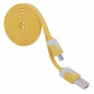 Câble plat 1mt USB-microUSB