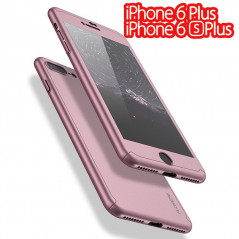 Coque FLOVEME 360° Protection Apple iPhone 6/6S Plus Or Rose