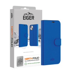 Eiger - iPhone 15 Etui Folio NORTH Bleu
