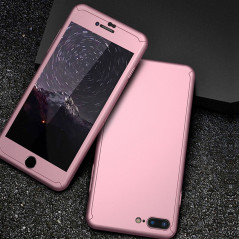 Coque FLOVEME 360° Protection Apple iPhone 7 Plus Or Rose