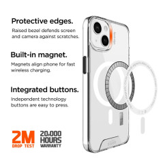 Eiger - iPhone 15 Plus Coque rigide GLACIER MagSafe Clair pic1