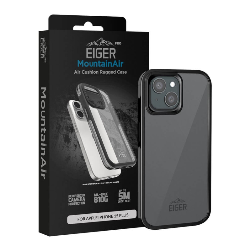 Eiger - iPhone 15 Plus Coque rigide MountainAir Noir