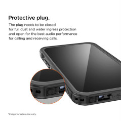 Eiger - iPhone 15 PRO Coque rigide AVALANCHE Schwarz