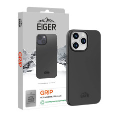 Eiger - iPhone 15 PRO Coque souple GRIP Case Noir