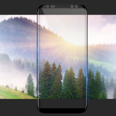 Protection écran verre trempé intégrale avec contour Samsung Galaxy S8