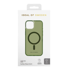 iDeal of Sweden - iPhone 14 Coque Clear Case MagSafe Khaki pic1