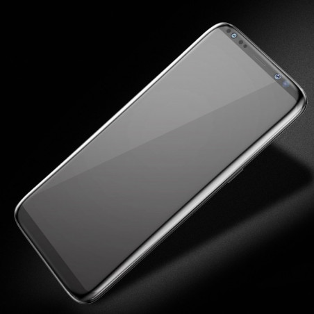 Protection écran verre trempé intégrale avec contour Samsung Galaxy S8 Transparent