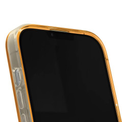 iDeal of Sweden - iPhone 14 Coque Clear Case MagSafe Orange Spritz
