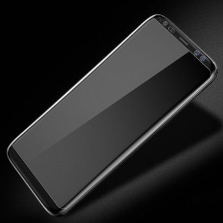 Protection écran verre trempé intégrale avec contour Samsung Galaxy S8 Noir