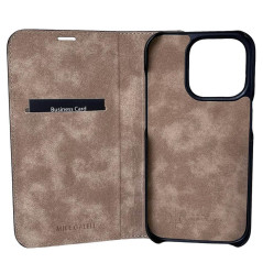 Mike Galeli -  iPhone 15 PRO MAX Etui cuir MARC Nero