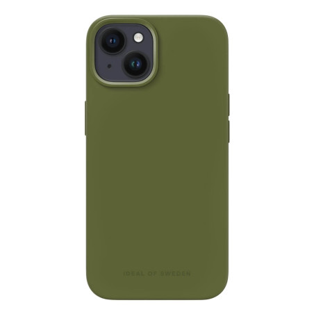 iDeal of Sweden - iPhone 14/iPhone 13 Coque Silicone MagSafe Khaki