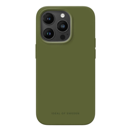 iDeal of Sweden - iPhone 14 PRO Coque Silicone MagSafe Khaki