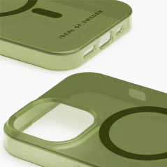 iDeal of Sweden - iPhone 15 Coque Clear Case MagSafe Khaki (Vert)
