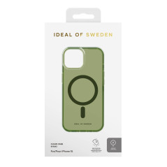 iDeal of Sweden - iPhone 15 Coque Clear Case MagSafe Khaki pic1