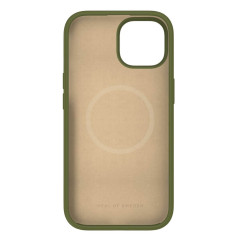 iDeal of Sweden - iPhone 15 Coque Silicone MagSafe Khaki