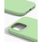 iDeal of Sweden - iPhone 15 Coque Silicone MagSafe Mint