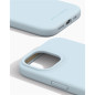 iDeal of Sweden - iPhone 15 Coque Silicone MagSafe Light Blue