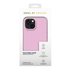 iDeal of Sweden - iPhone 15 Coque Silicone MagSafe Bubblegum Pink pic1