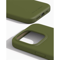 iDeal of Sweden - iPhone 15 PRO Coque Silicone MagSafe Khaki (Vert)