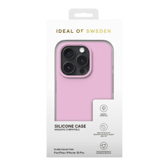 iDeal of Sweden - iPhone 15 PRO Coque Silicone MagSafe Bubblegum Pink pic1