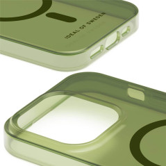 iDeal of Sweden - iPhone 15 PRO MAX Coque Clear Case MagSafe Khaki (vert)