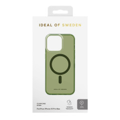 iDeal of Sweden - iPhone 15 PRO MAX Coque Clear Case MagSafe Khaki pic1
