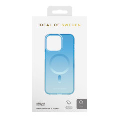 iDeal of Sweden - iPhone 15 PRO MAX Coque Clear Case MagSafe Light Blue (Blau)
