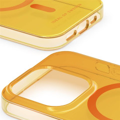 iDeal of Sweden - iPhone 15 PRO MAX Coque Clear Case MagSafe Orange Spritz pic2