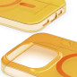 iDeal of Sweden - iPhone 15 PRO MAX Coque Clear Case MagSafe Orange Spritz