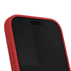 iDeal of Sweden - iPhone 15 PRO MAX Coque Silicone MagSafe Rouge (Red)