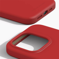 iDeal of Sweden - iPhone 15 PRO MAX Coque Silicone MagSafe Rosso