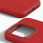 iDeal of Sweden - iPhone 15 PRO MAX Coque Silicone MagSafe Rouge